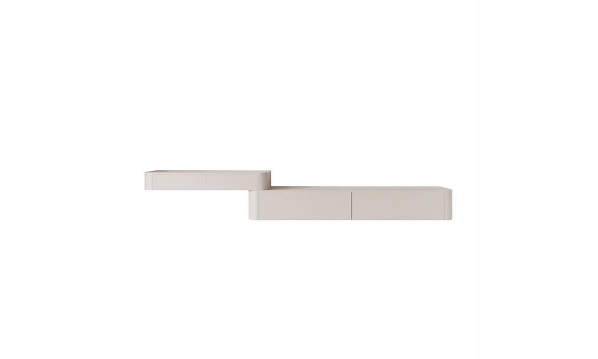 TV-MÖBEL-SET SAGE 272/40/43 cm Kaschmir hängend Push-to-Open - Kaschmir, Holzwerkstoff (272/43/40cm) - Lookway