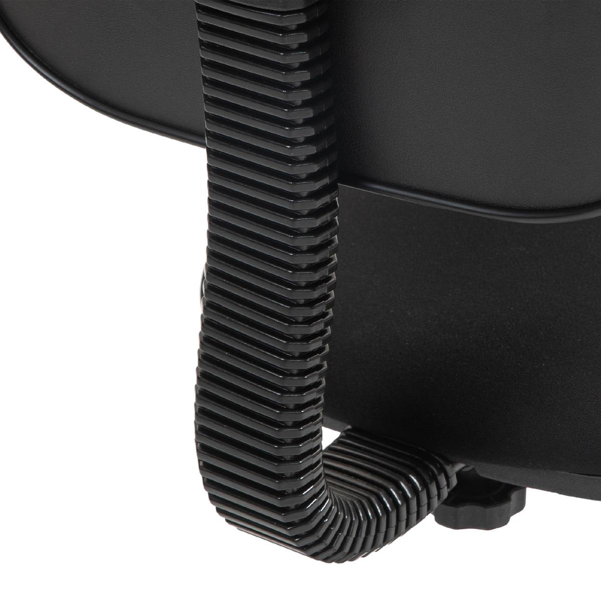 BÜROSTUHL Polyester Schaumstoff Schwarz - Schwarz, Kunststoff (43/85/51cm) - HOMCOM