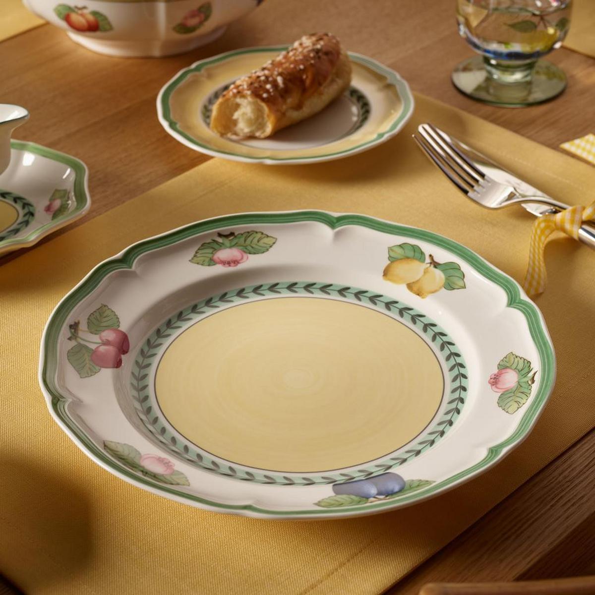 SPEISETELLER French Garden Fleurence bunt ø 26,7 cm - Multicolor, Keramik (26.5cm) - Villeroy & Boch