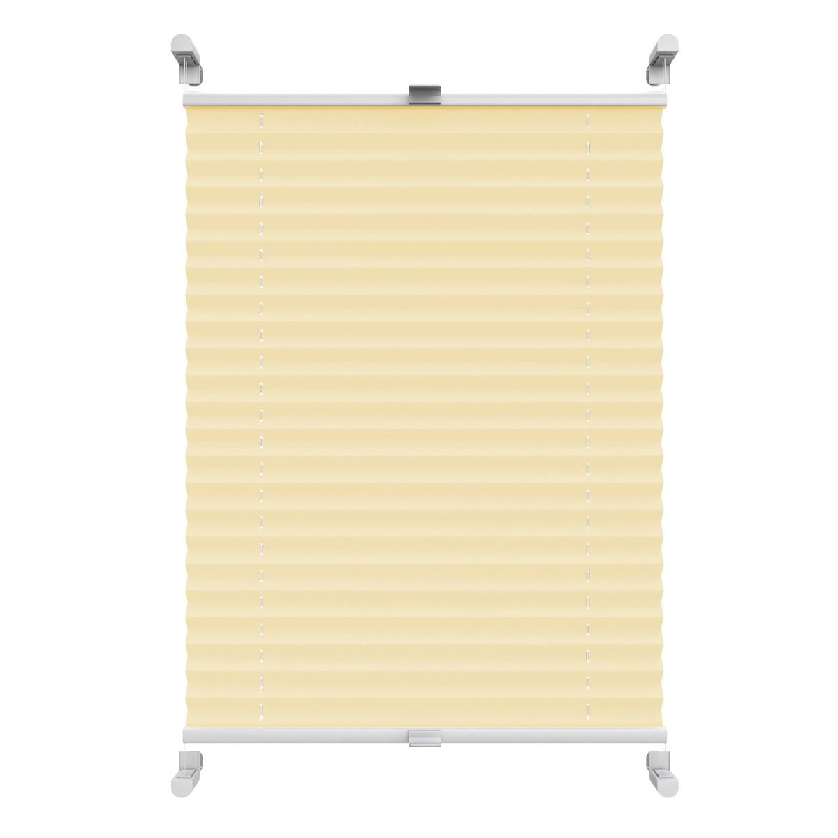PLISSEE Thermo Basic 75 x 210cm Klemmfix ohne Bohren - Orange, Textil (75/210/210cm) - Deco-Raum