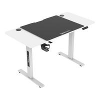 VERSTELLBARER TISCH Stryn - Schwarz/Weiß, Holzwerkstoff/Metall (60/120/117cm) - pro.tec
