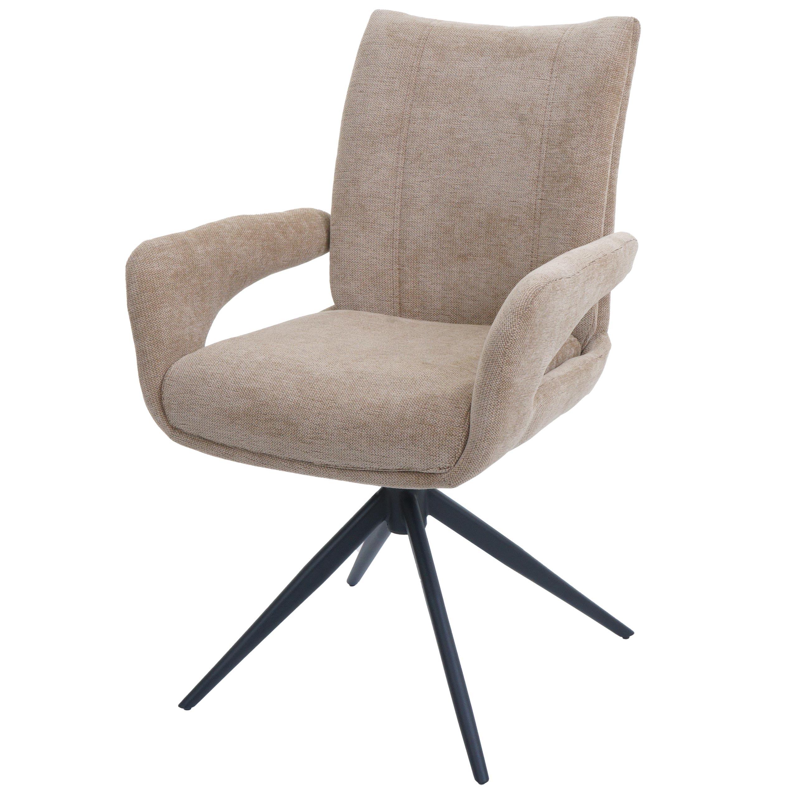 ESSZIMMERSTUHL Braun - Hellbraun/Braun, Textil (60/90/60cm) - MCW