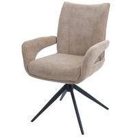 ESSZIMMERSTUHL Braun - Hellbraun/Braun, Textil (60/90/60cm) - MCW