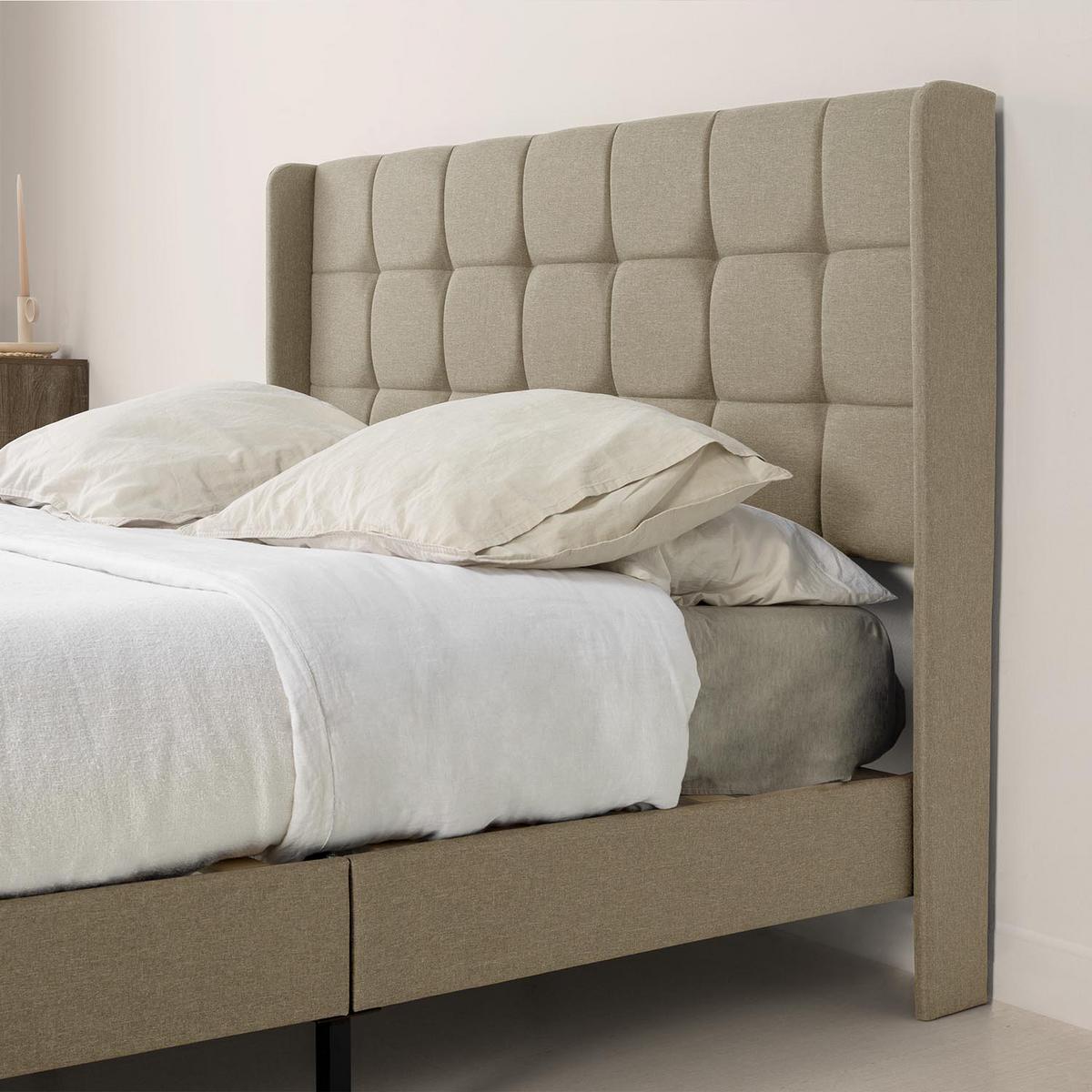 POLSTERBETT 140x190 cm Esther, Beige - Beige, Textil (195/146/117cm) - VS Venta-stock