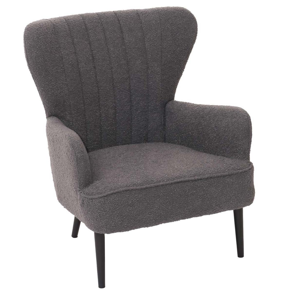 LOUNGE-SESSEL Grau - Grau, Textil (75/80/78cm) - MCW