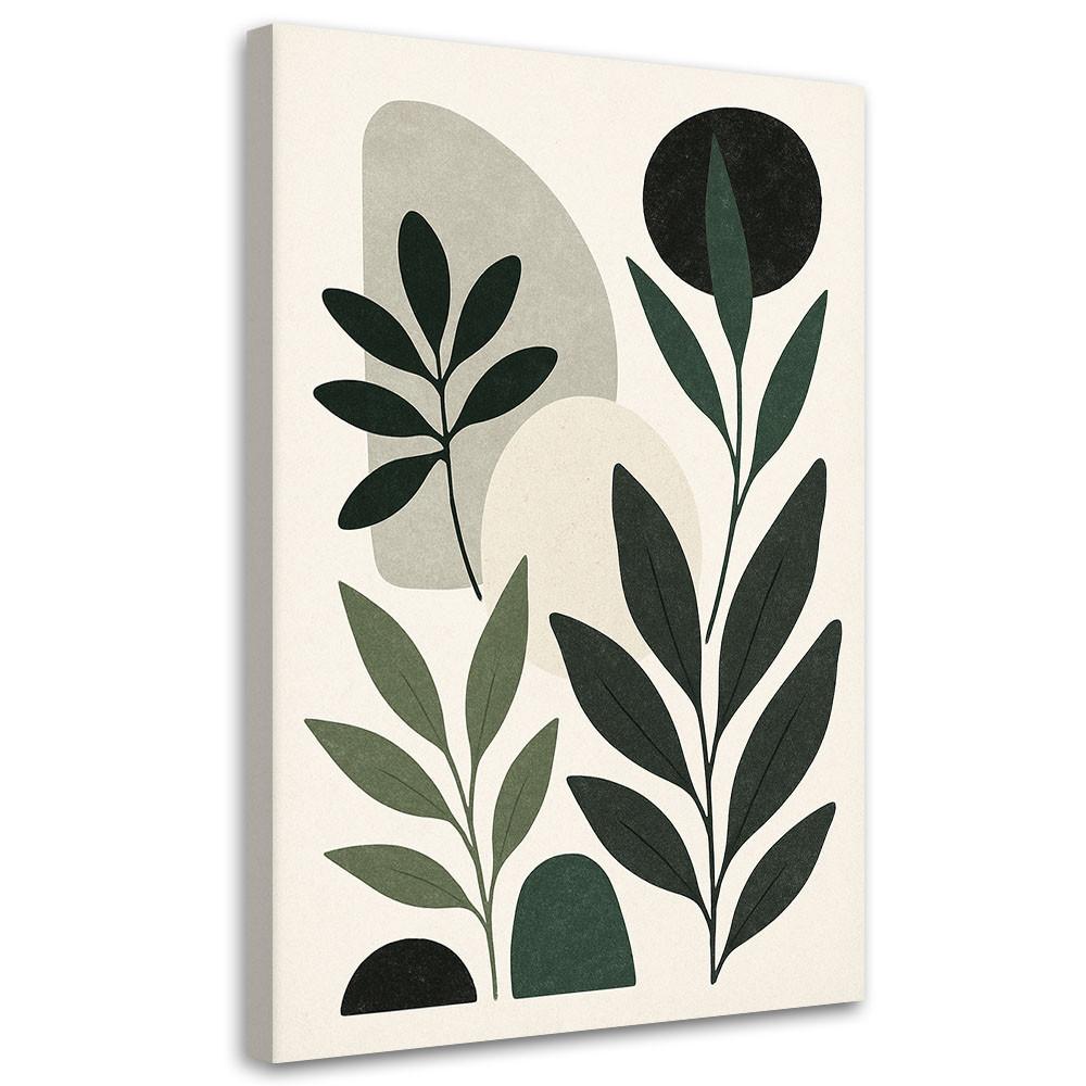 LEINWANDBILD Natur und Botanik 40x60cm - Grün, Textil (40/60cm) - Feeby
