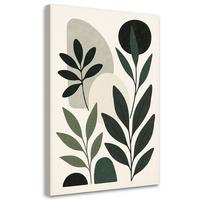 LEINWANDBILD Natur und Botanik 40x60cm - Grün, Textil (40/60cm) - Feeby