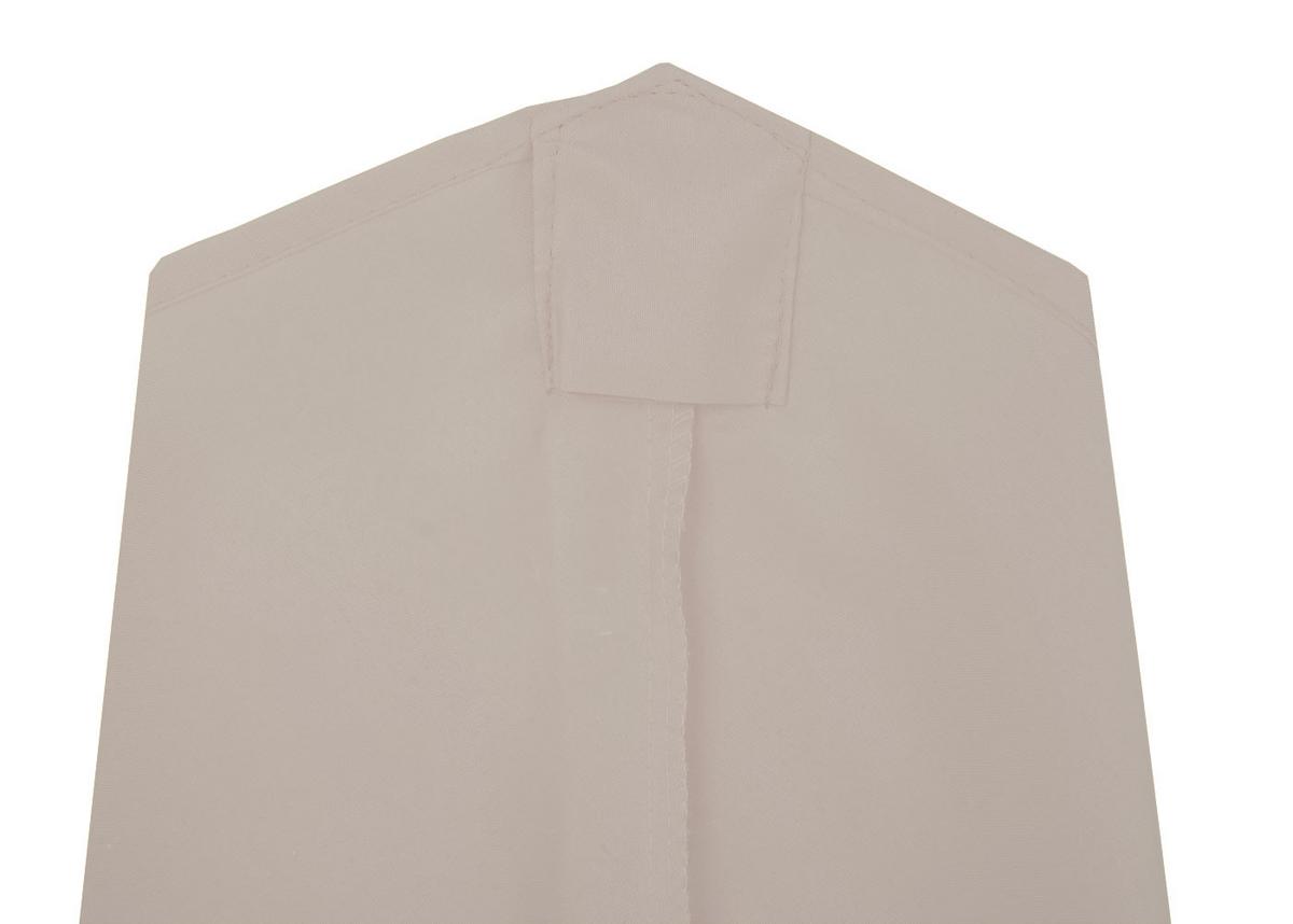 ERSATZ-BEZUG FÜR SONNENSCHIRM I Cremeweiß - Weiß, Textil (270/270cm) - MCW