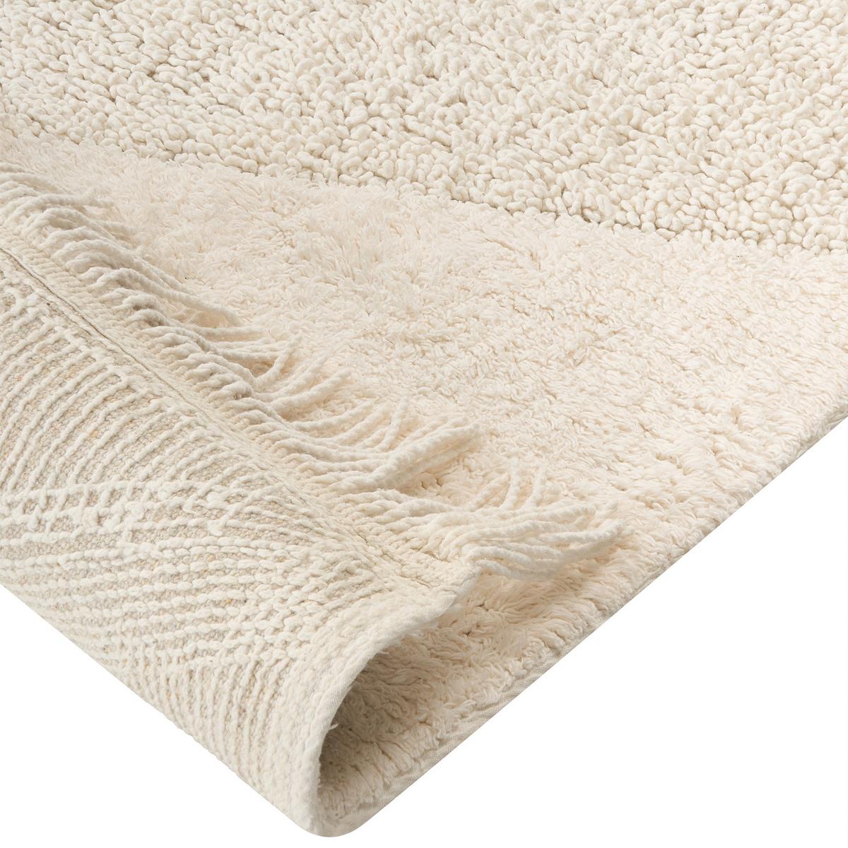 KINDERTEPPICH Hellbeige 60/90 cm Baumwolle Khonoma - Beige, Textil (60/90cm) - Beliani