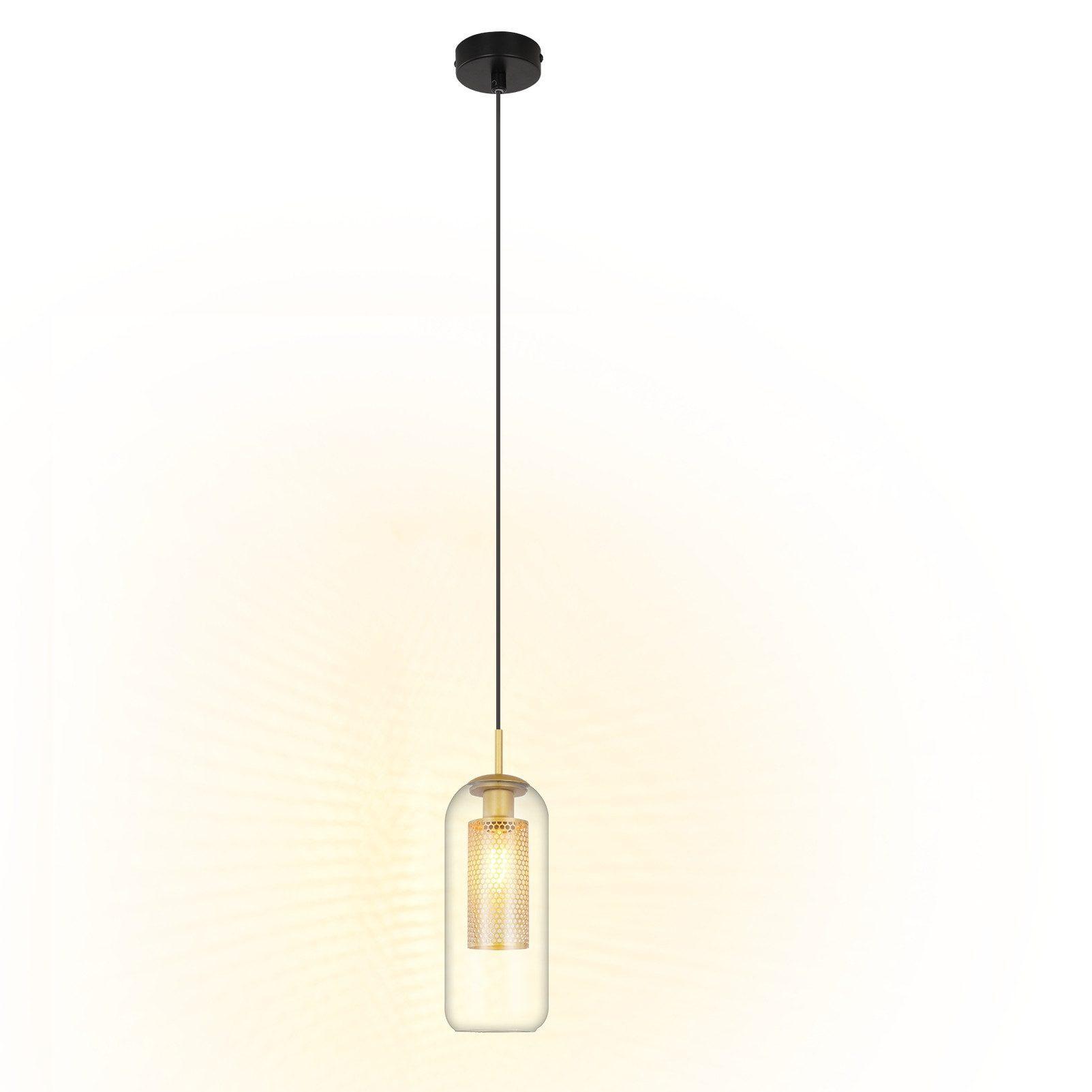 PENDELLEUCHTE Luna 13/13/160 cm - Transparent, Metall (13/13/160cm) - ZMH