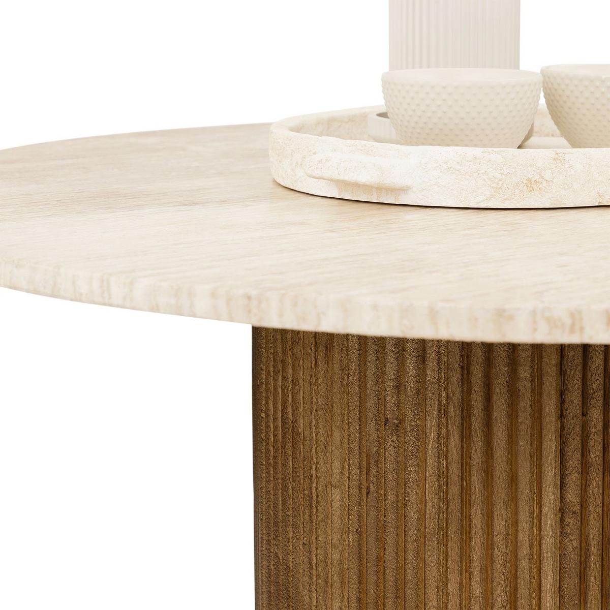 COUCHTISCH NARMADA braun - Braun, Holz/Naturmaterialen (80/80/35cm) - IDIMEX