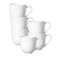 HENKELBECHER Skagen weiß 440 ml 6er Set - Weiß, Keramik (0.44L) - Ritzenhoff Breker