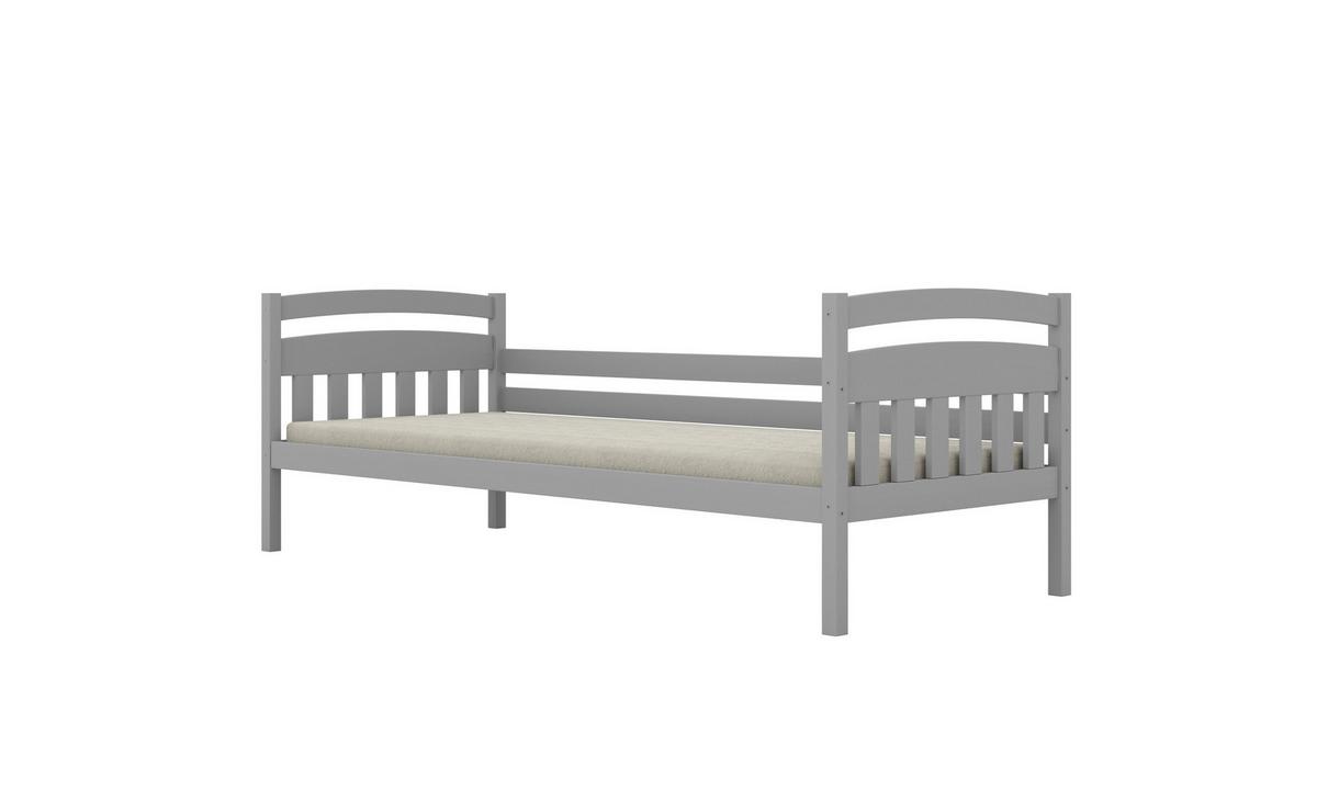 KINDERBETT Tosia mit Matratze 80/160 Grau 80/160 - Grau, Holz (80/160cm) - RAUMHIRSCH FURNITURE
