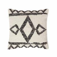 KELIM-KISSEN Koba 45/45 cm - Schwarz, Textil (45/45cm) - Homescapes