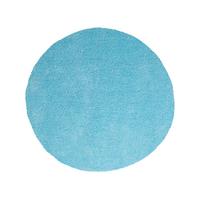 SHAGGY-TEPPICH Demre 140/140 cm - Blau, Kunststoff (140/140cm) - Beliani