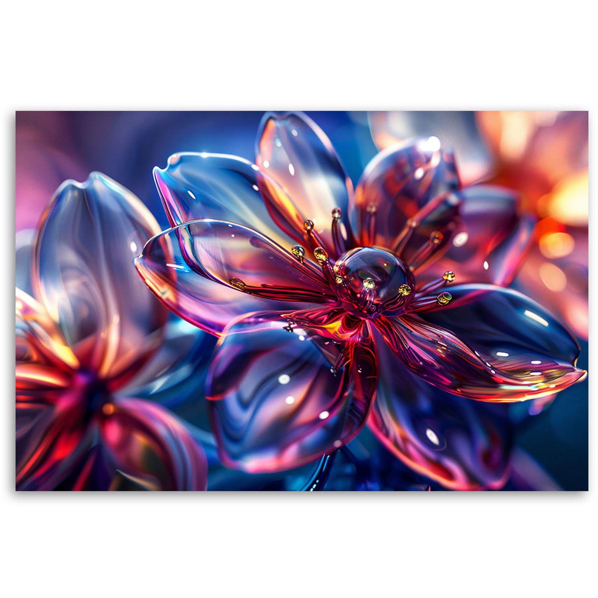 KUNSTDRUCK Bunt 90/60 cm - Multicolor, Textil (90/60cm) - KUNSTLOFT