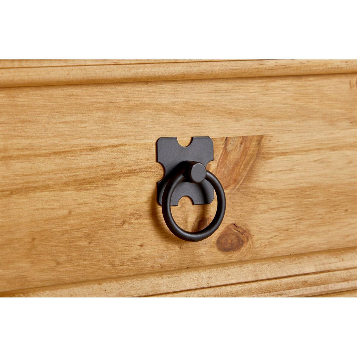 MEXICO MÖBEL COUCHTISCH TEQUILA gebeizt/gewachst - Kieferfarben, Holz (65/100/37cm) - IDIMEX