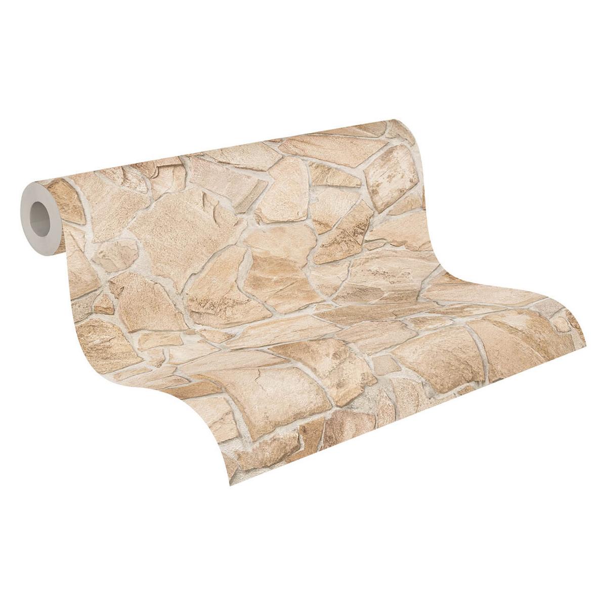 VLIESTAPETE Beige 53/1005 cm - Beige, Textil (53/1cm) - KUNSTLOFT
