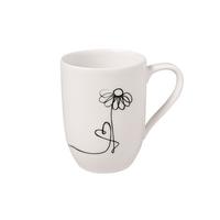 STATEMENT LINES BECHER 'FAMILY' Statement Lines Becher weiß 290 ml - Weiß, Keramik (0.29L) - Villeroy & Boch
