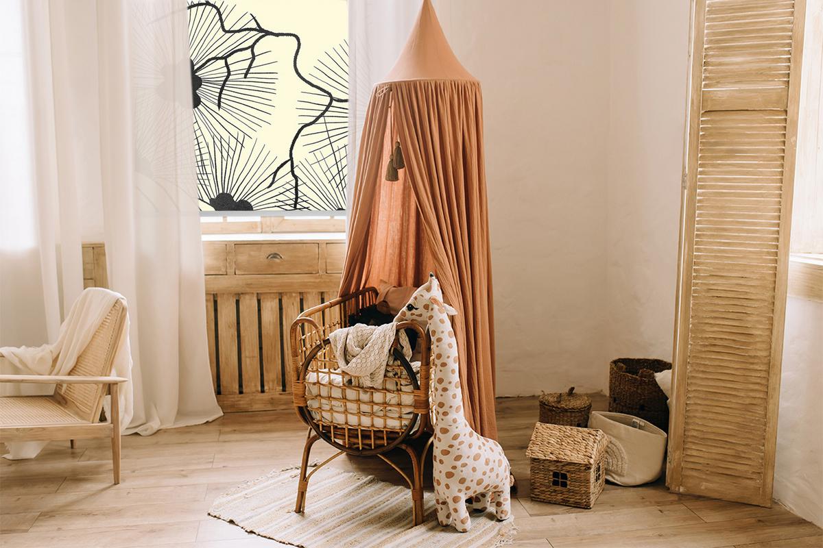 INNENROLLO - Fensterrollo - Rollo - 130x140 cm - Löwenzahn - Weiß, Kunststoff (130/140/0.5cm) - TULUP