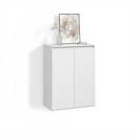 KOMMODE Garda Weiß mit 2 Türen - Weiß, Holzwerkstoff (74/99.6/40cm) - Livinity®