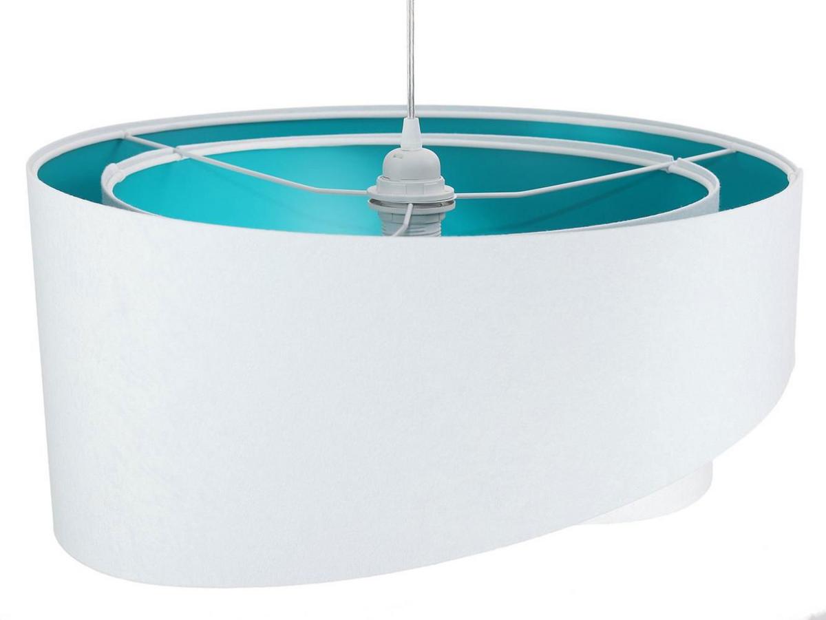 HÄNGELEUCHTE Petrol 50/23 cm - Petrol, Kunststoff (50/1/23cm) - ONZENO