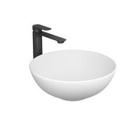 WASCHBECKEN Aufsatz Keramik Weiß Matt Ø41,5 / 15,5 cm - Weiß, Keramik (41/15/41cm) - EMKE