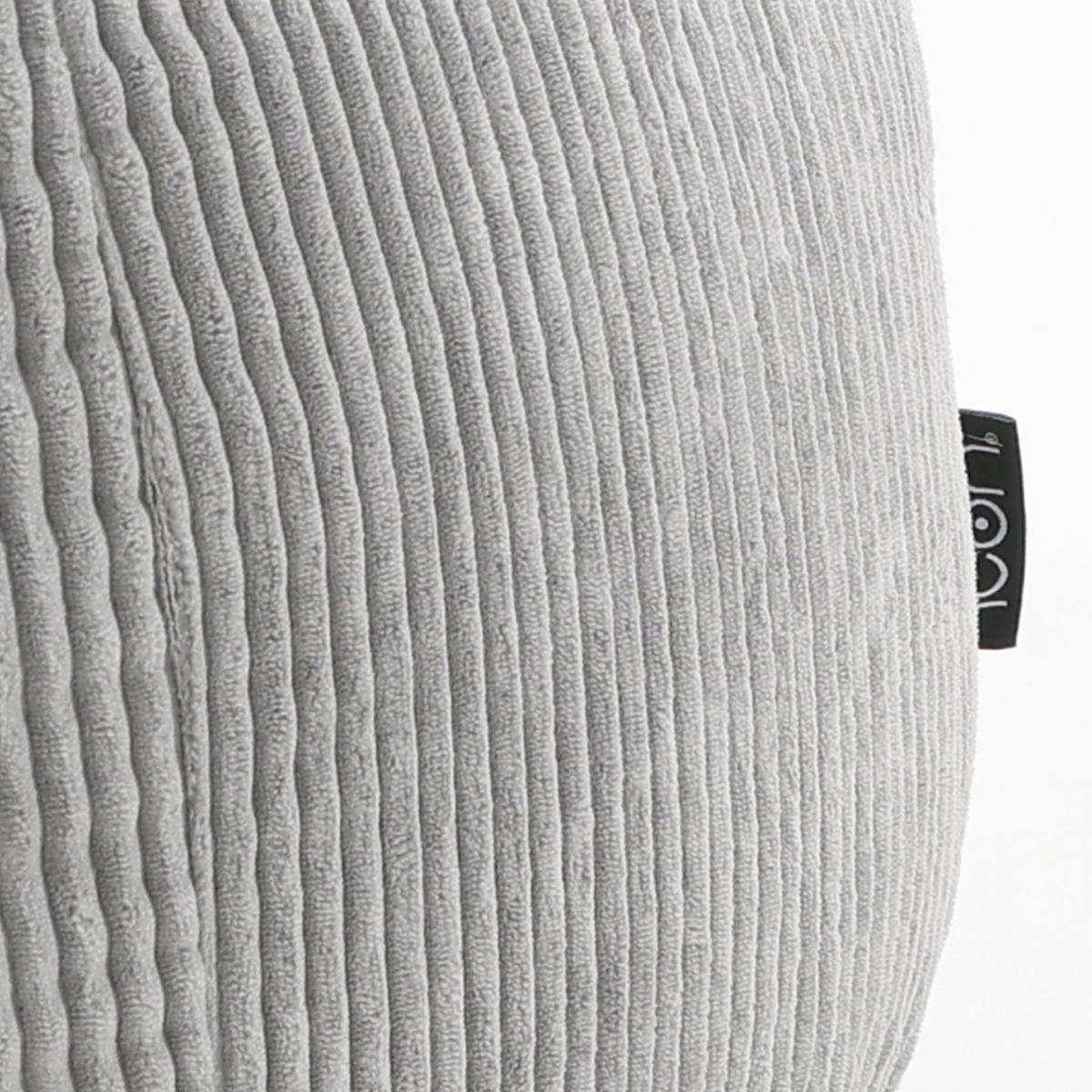 SITZSACK Klassisch Sessel aus Cord 2-tlg. - Grau, Textil (85/50/85cm) - icon