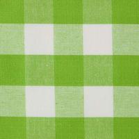 BAUMWOLLSTOFF Meterware grün-weiß kariert, 150 cm - Grün, Textil (150/100cm) - Homescapes