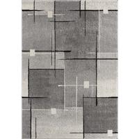 TEPPICH Niederflor Patchwork THUR Polypropylen Grau 80 x 140 cm - Grau, Textil (240/330cm) - KADIMA DESIGN