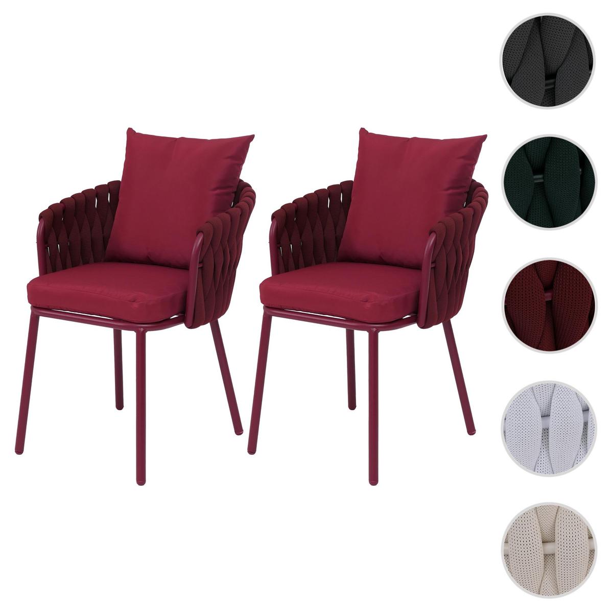 GARTENSTUHL Bordeaux - Bordeaux, Metall (56/71/57cm) - MCW