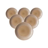 DESSERTTELLER Banda Beige ø 21 cm 6er Set - Beige, Keramik (21cm) - Ritzenhoff Breker