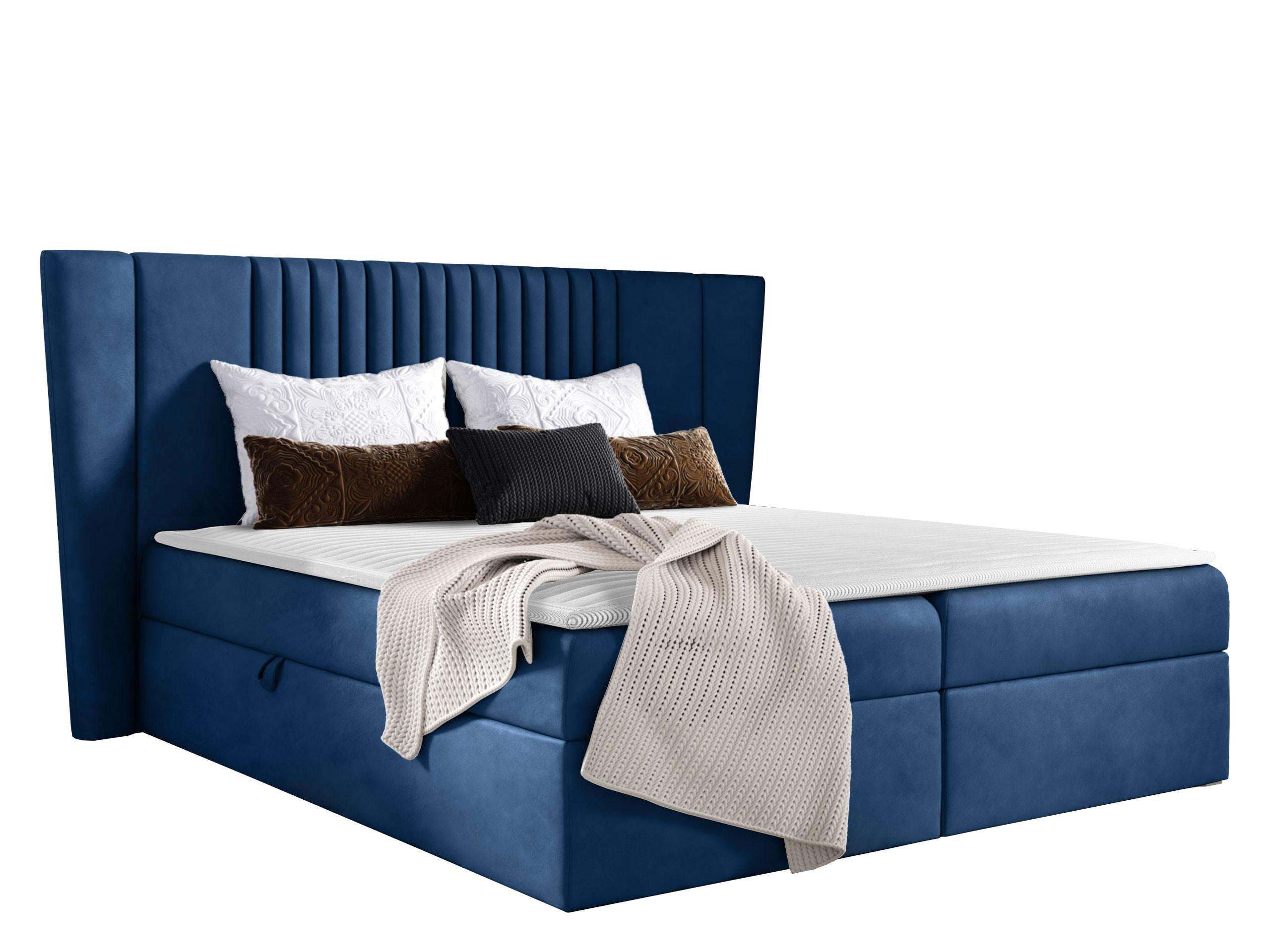 BOXBETT Spark - H3 - Dunkelblau, Holz (120/200cm) - MIRJAN24