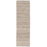 NATUR TEPPICH LÄUFER WOLLE ALASKA MELIERT - Braun, Textil (90/160cm) - Pergamon