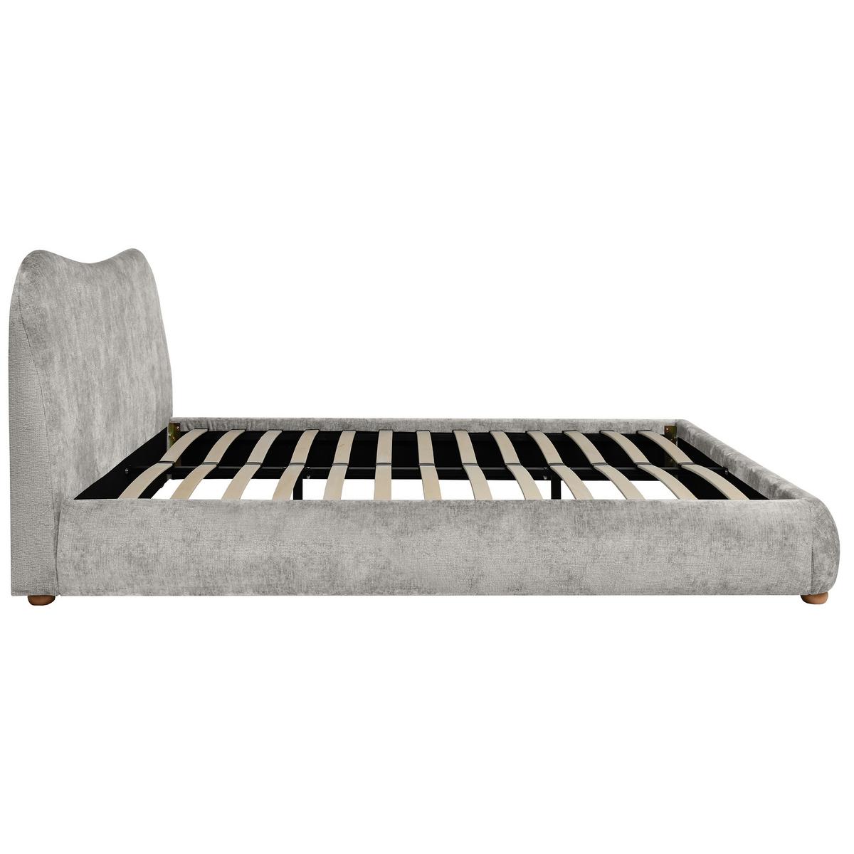 POLSTERBETT Sonho, Doppelbett 160x200 cm ohne Matratze, Chenille-Stoff, Beige - Beige, Textil (160/200cm) - Beautysofa
