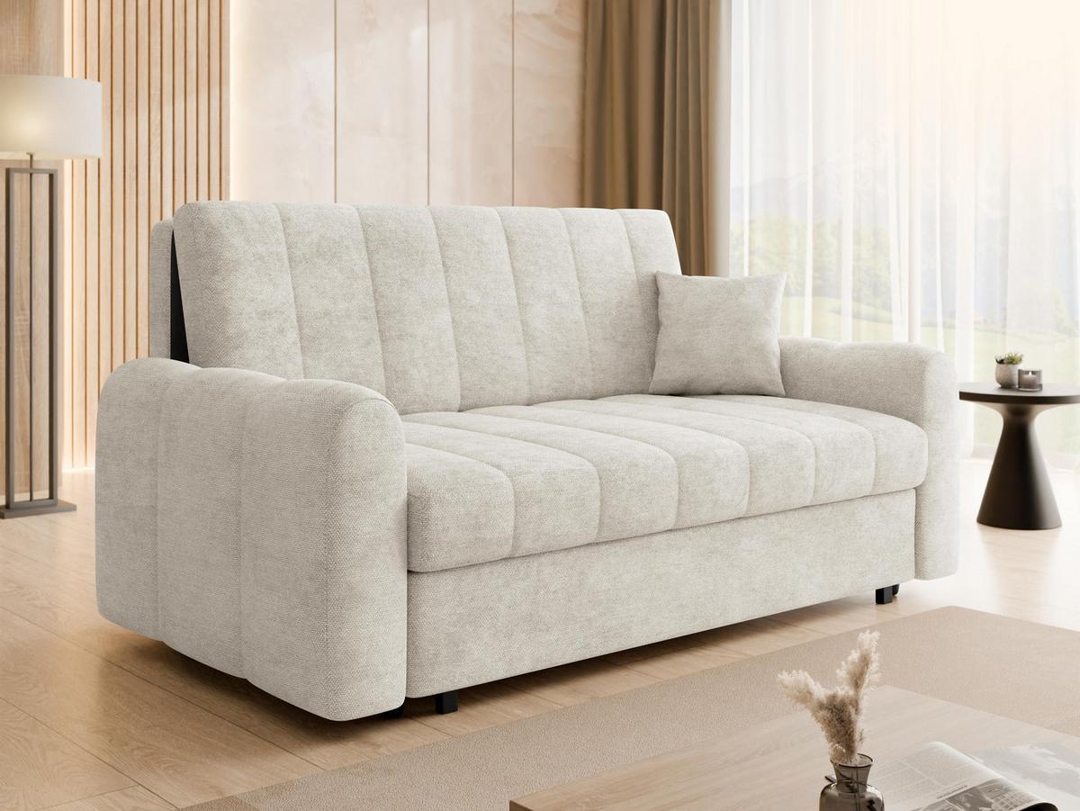 SCHLAFSOFA Viva Moon IV - Schwarz/Naturfarben, Holz/Metall (188/85/98cm) - MIRJAN24