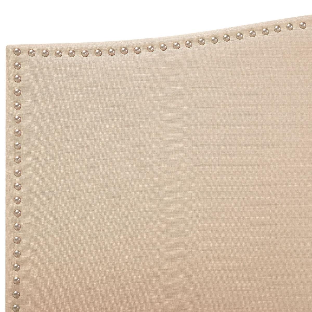 POLSTERBETT 180/200cm Beige Montpellier - Beige, Textil (180/200cm) - Beliani