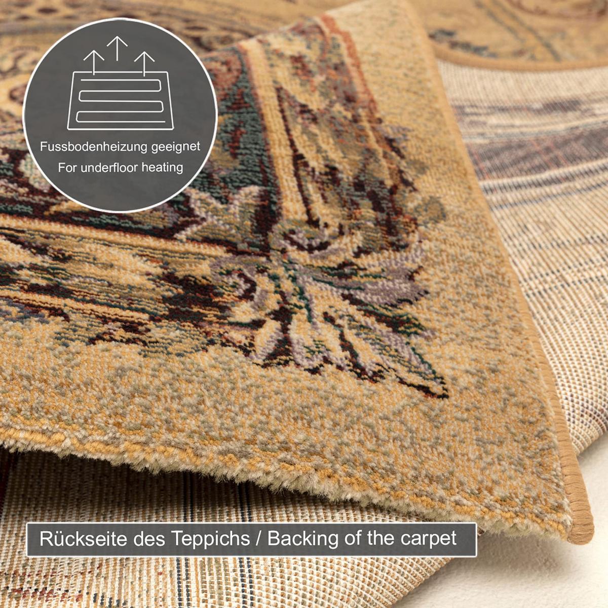 WEBTEPPICH Gabiro 856 60x90 cm - Beige, Textil (60/90cm) - THEKO