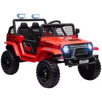 ELEKTRO Kinderauto - Rot, Metall (109/67/68.5cm) - AIYAPLAY