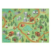 TEPPICH Rebel Roads 95/133 cm - Pastellgrün, Textil (95/133cm) - rugsX