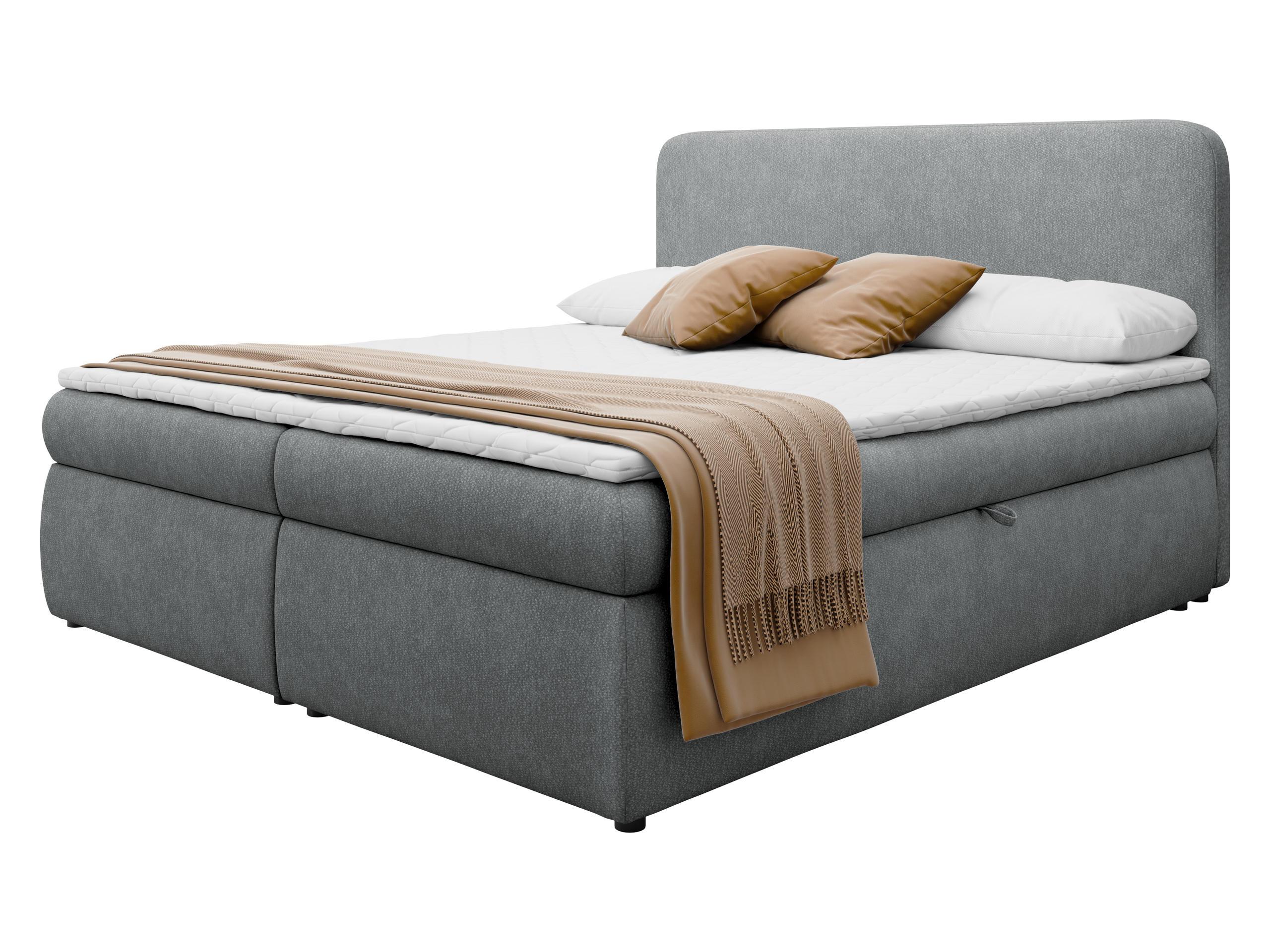 BOXBETT Bonny - H3 - Schwarz/Grau, Holz/Holzwerkstoff (160/200cm) - MIRJAN24
