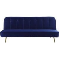 SCHLAFSOFA << CLIC CLAC >> & BZ james Dunkelblau - Blau, Textil (83/75/180cm) - Habitat Garten
