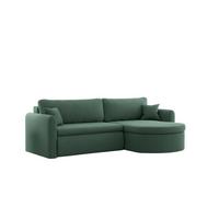 ECKSOFA Feliz In Faro - Grün, Holzwerkstoff/Textil (250/160cm) - Fun Möbel