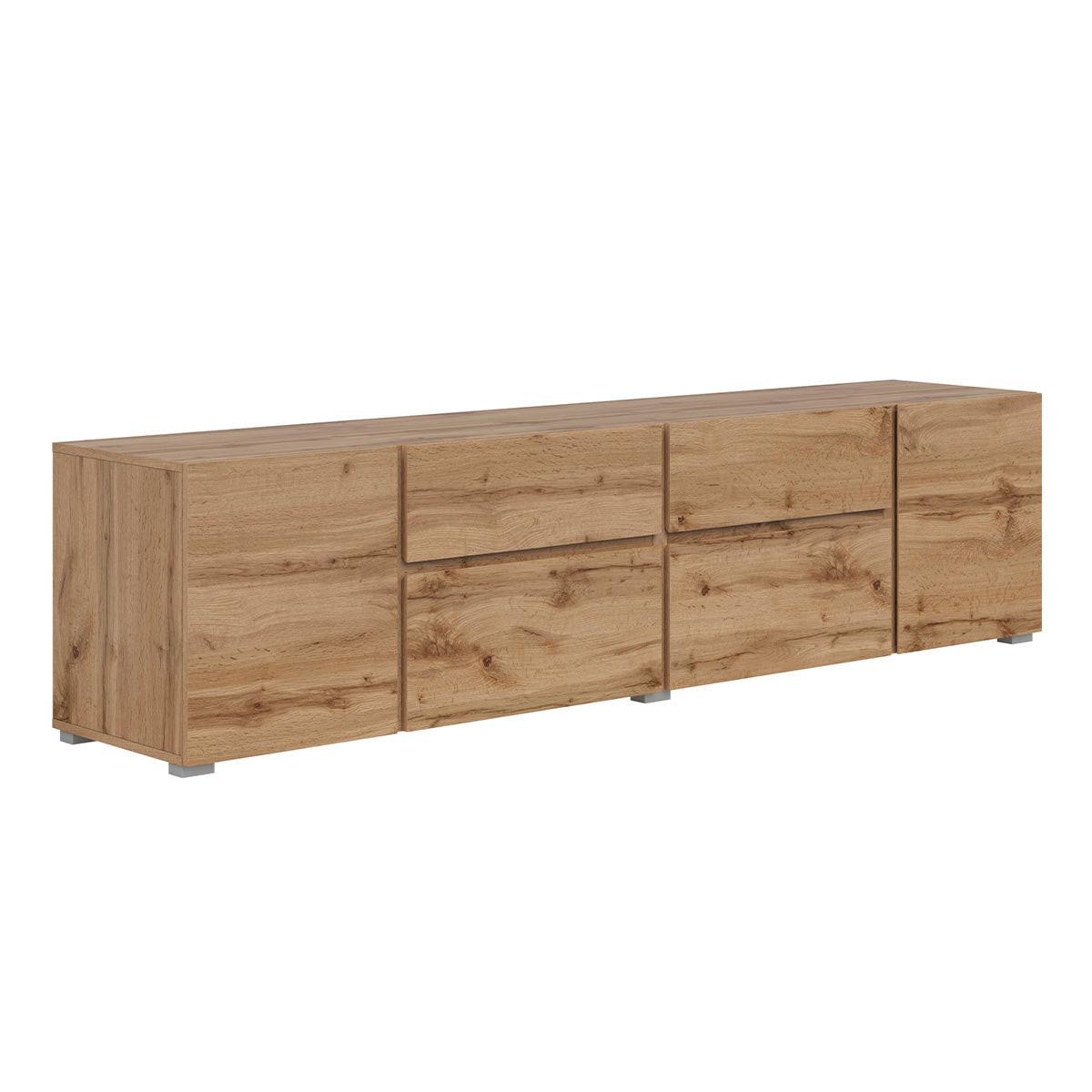 TV-MÖBEL Maxis Holz - Braun, Holzwerkstoff (195/48/40cm) - Petits-meubles
