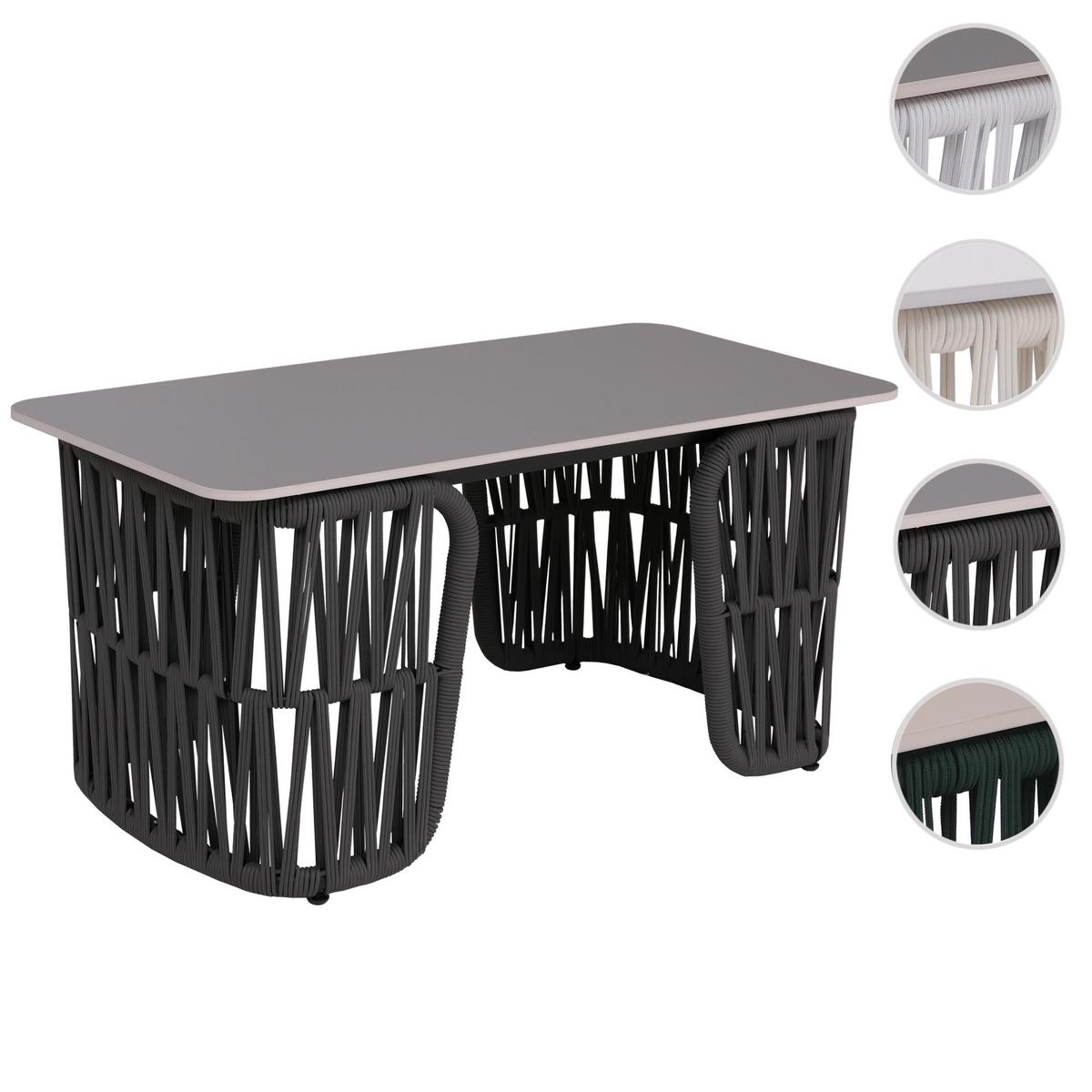 LOUNGETISCH eckig Anthrazit, Grau - Anthrazit/Grau, Metall (45/90/43cm) - MCW