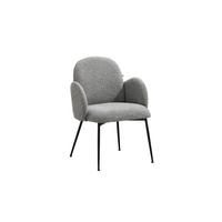 ESSZIMMERSTUHL DEON Grau Webstoff (1er-Set) - Grau, Textil (59/84/62cm) - KAWOLA