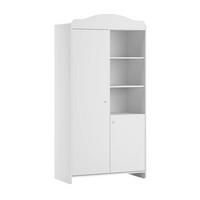 SCHRANK 2 Türen Megeve Weiß - Weiß, Holzwerkstoff (100/199/50.1cm) - Petits-meubles