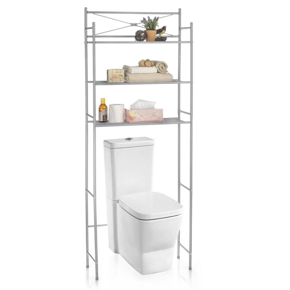 WASCHMASCHINENREGAL MARSA grau - Grau, Metall (65/164/22cm) - CARO-Möbel