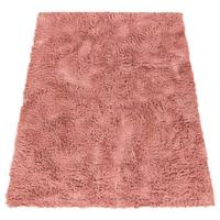 HOCHFLORTEPPICH, einfarbig, aus Polyester, Fuchsia, 140 x 200 cm - Rosa, Textil (200/140cm) - KADIMA DESIGN