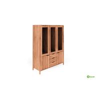VITRINE PAUL Kernbuche - Kernbuche, Holz (140/188/40cm) - byoak